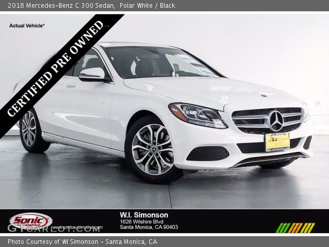 2018 Mercedes-Benz C 300 Sedan in Polar White
