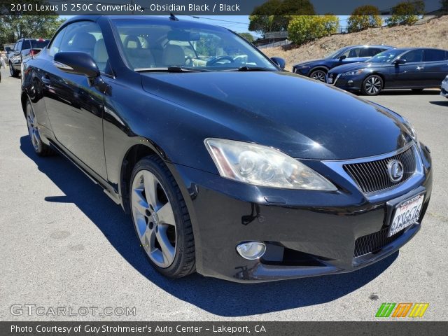 2010 Lexus IS 250C Convertible in Obsidian Black