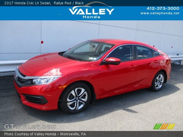 2017 Honda Civic LX Sedan in Rallye Red