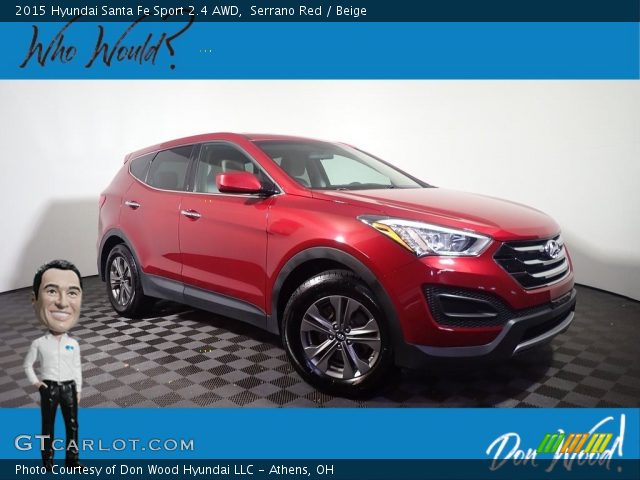 2015 Hyundai Santa Fe Sport 2.4 AWD in Serrano Red