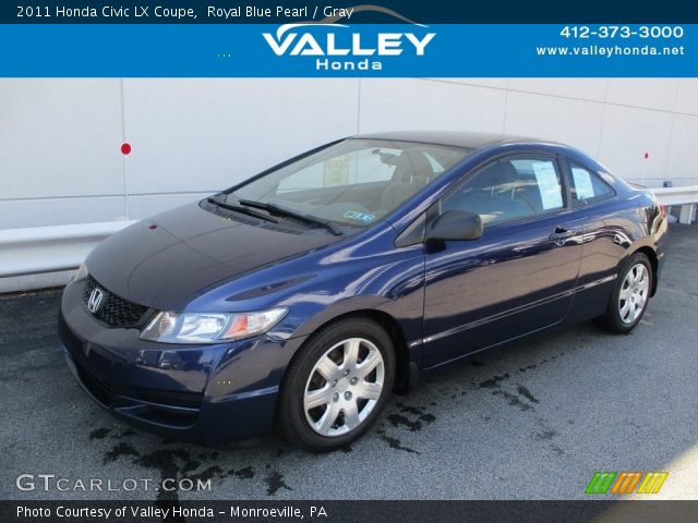2011 Honda Civic LX Coupe in Royal Blue Pearl