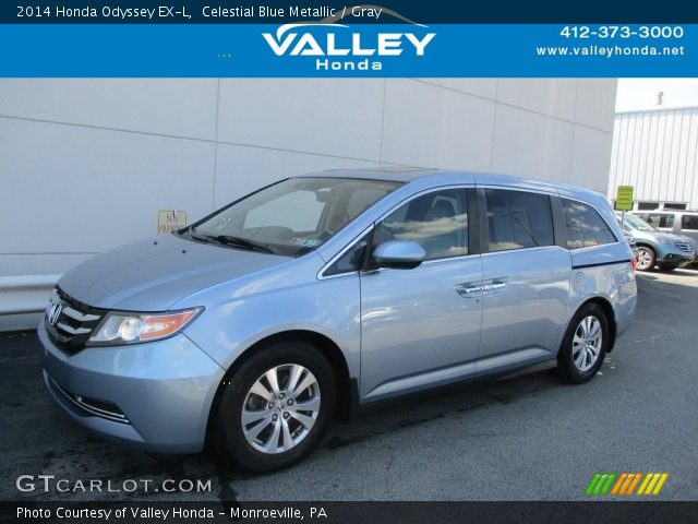 2014 Honda Odyssey EX-L in Celestial Blue Metallic