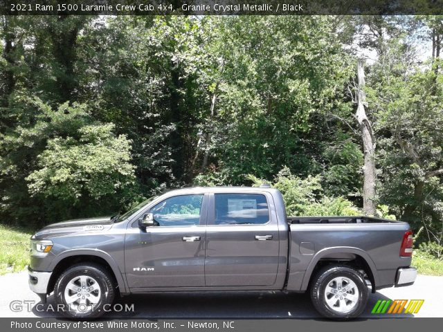 2021 Ram 1500 Laramie Crew Cab 4x4 in Granite Crystal Metallic