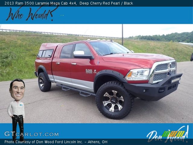 2013 Ram 3500 Laramie Mega Cab 4x4 in Deep Cherry Red Pearl