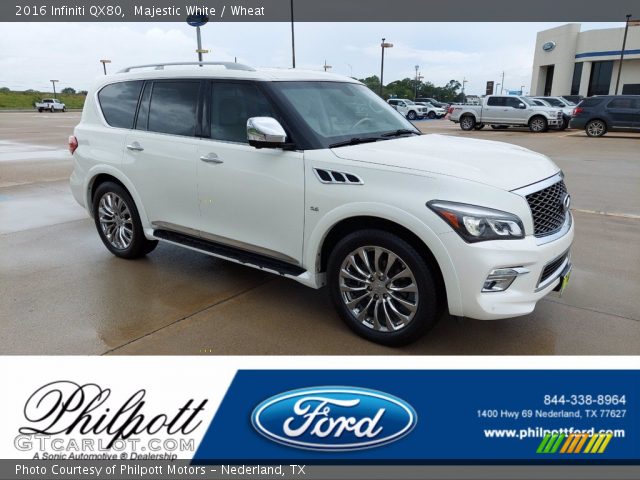 2016 Infiniti QX80  in Majestic White