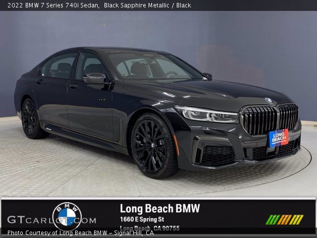 2022 BMW 7 Series 740i Sedan in Black Sapphire Metallic