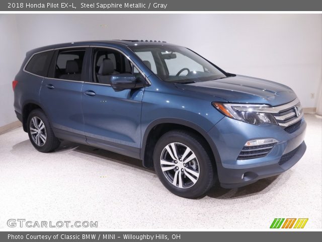 2018 Honda Pilot EX-L in Steel Sapphire Metallic