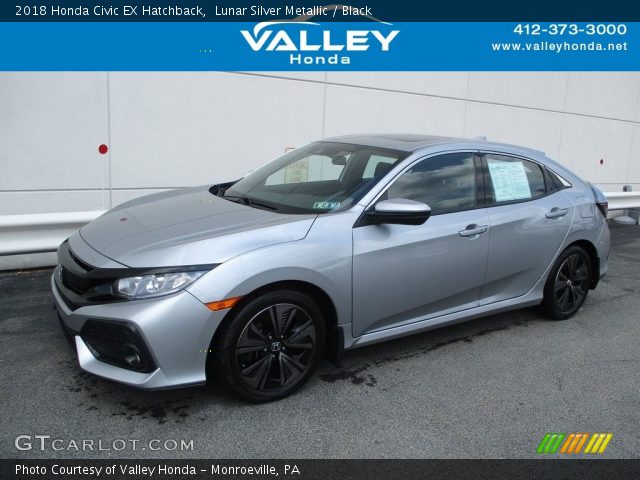 2018 Honda Civic EX Hatchback in Lunar Silver Metallic