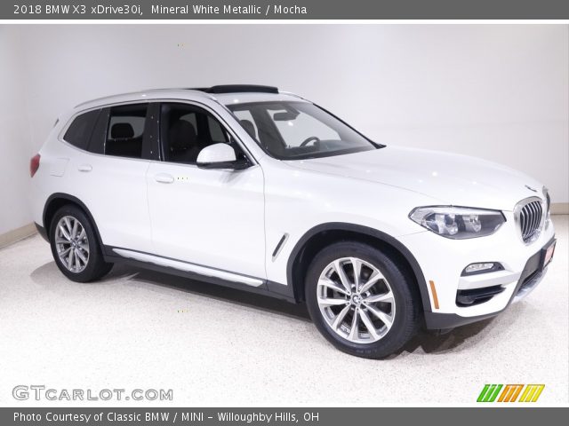 2018 BMW X3 xDrive30i in Mineral White Metallic