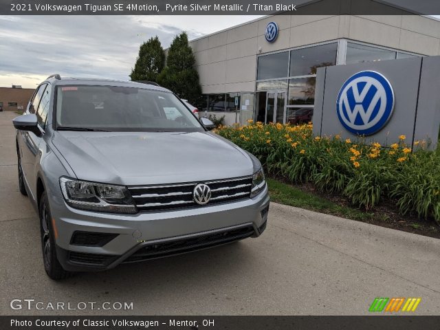 2021 Volkswagen Tiguan SE 4Motion in Pyrite Silver Metallic