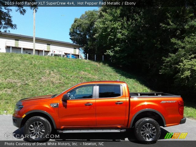 2019 Ford Ranger XLT SuperCrew 4x4 in Hot Pepper Red Metallic