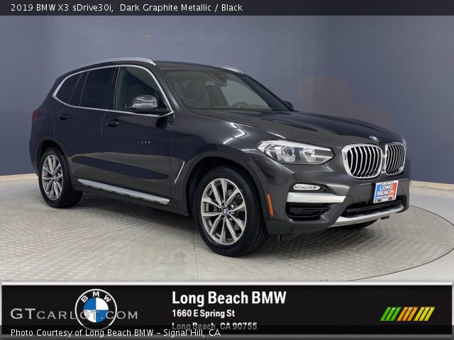 2019 BMW X3 sDrive30i in Dark Graphite Metallic