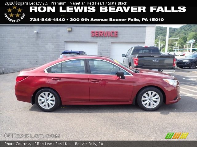 2016 Subaru Legacy 2.5i Premium in Venetian Red Pearl