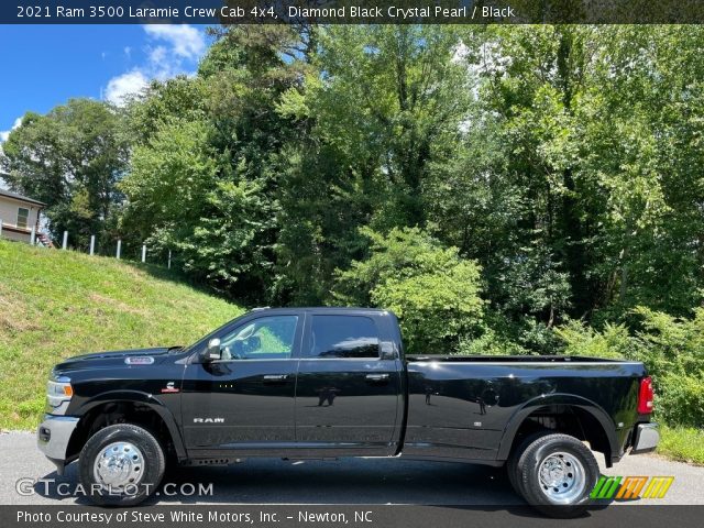 2021 Ram 3500 Laramie Crew Cab 4x4 in Diamond Black Crystal Pearl