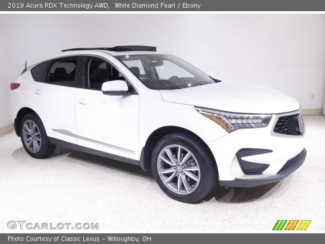 2019 Acura RDX Technology AWD in White Diamond Pearl