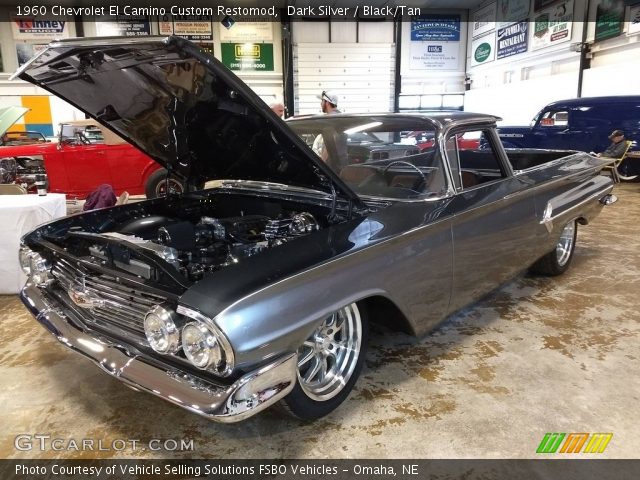 1960 Chevrolet El Camino Custom Restomod in Dark Silver