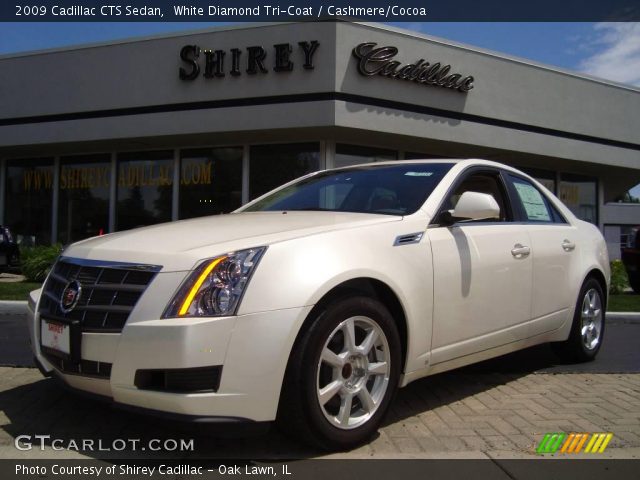 2009 Cadillac CTS Sedan in White Diamond Tri-Coat
