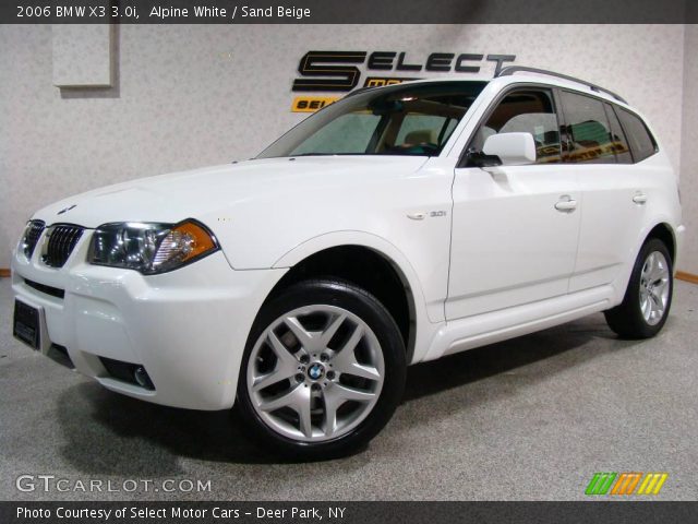 2006 BMW X3 3.0i in Alpine White