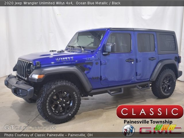 2020 Jeep Wrangler Unlimited Willys 4x4 in Ocean Blue Metallic