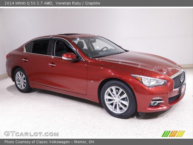 2014 Infiniti Q 50 3.7 AWD in Venetian Ruby