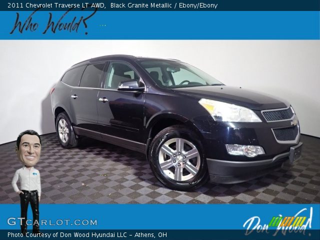 2011 Chevrolet Traverse LT AWD in Black Granite Metallic