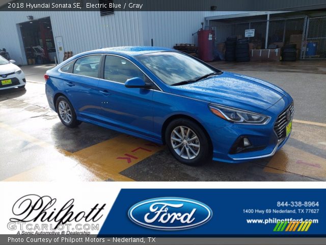 2018 Hyundai Sonata SE in Electric Blue