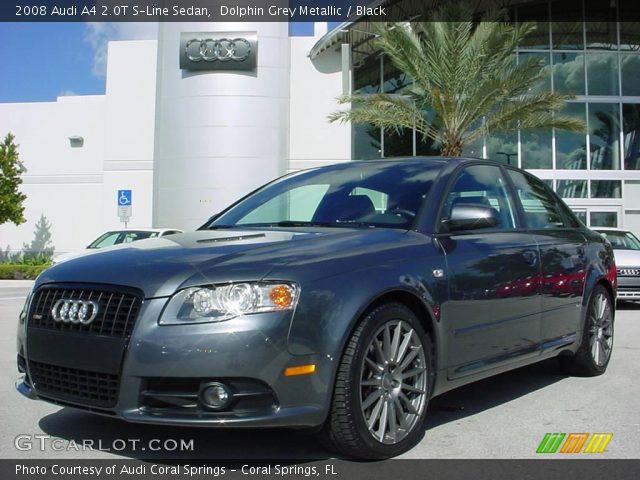 2008 Audi A4 2.0T S-Line Sedan in Dolphin Grey Metallic