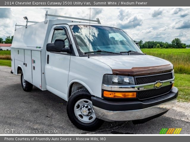 2014 Chevrolet Express Cutaway 3500 Utility Van in Summit White
