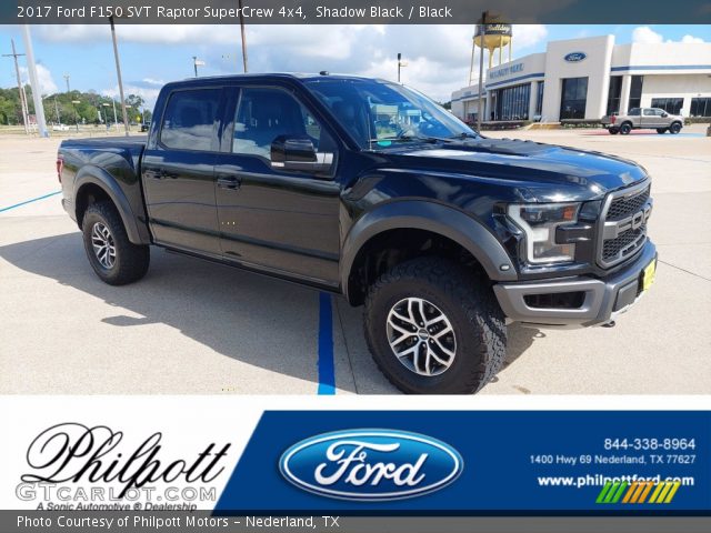 2017 Ford F150 SVT Raptor SuperCrew 4x4 in Shadow Black