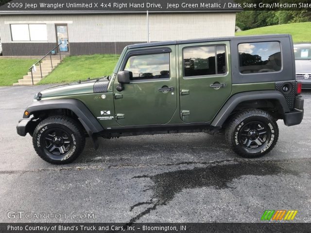 2009 Jeep Wrangler Unlimited X 4x4 Right Hand Drive in Jeep Green Metallic