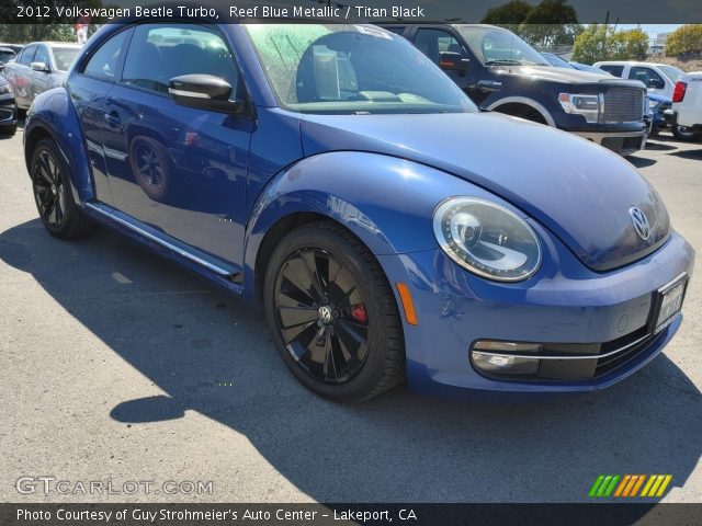 2012 Volkswagen Beetle Turbo in Reef Blue Metallic