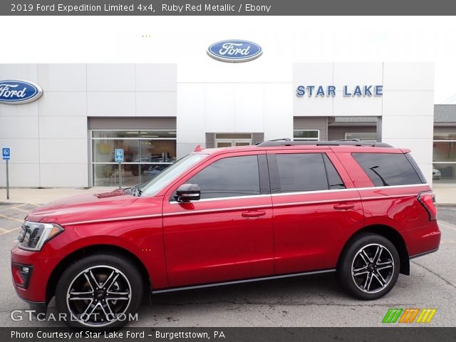 2019 Ford Expedition Limited 4x4 in Ruby Red Metallic