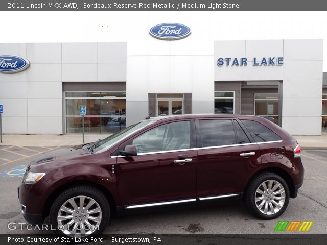 2011 Lincoln MKX AWD in Bordeaux Reserve Red Metallic