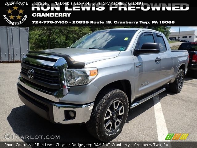 2014 Toyota Tundra SR5 TRD Double Cab 4x4 in Silver Sky Metallic