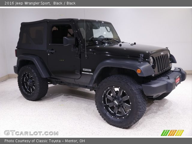 2016 Jeep Wrangler Sport in Black
