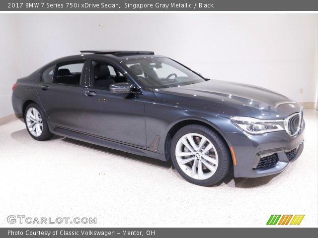 2017 BMW 7 Series 750i xDrive Sedan in Singapore Gray Metallic