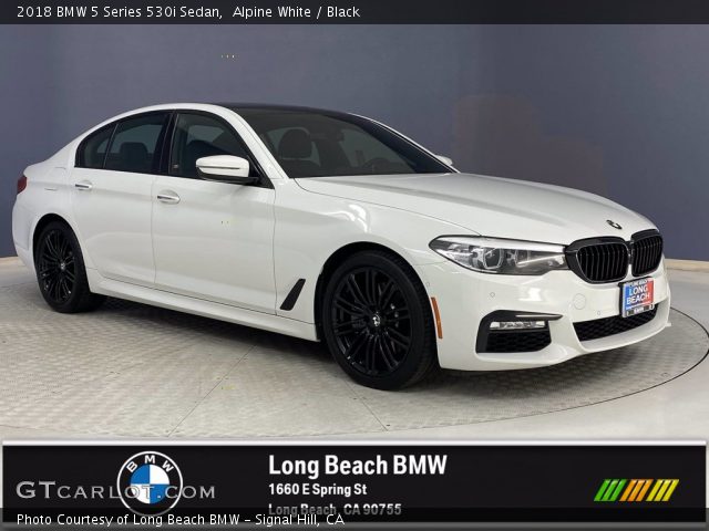 2018 BMW 5 Series 530i Sedan in Alpine White