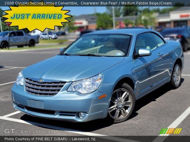 2008 Chrysler Sebring Limited Convertible in Clearwater Blue Pearl