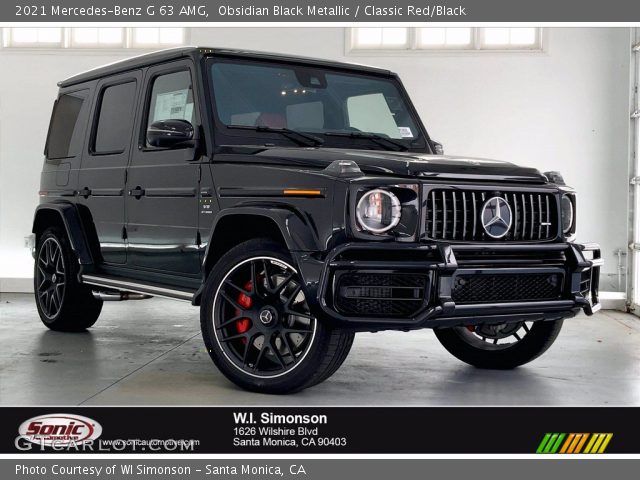 2021 Mercedes-Benz G 63 AMG in Obsidian Black Metallic