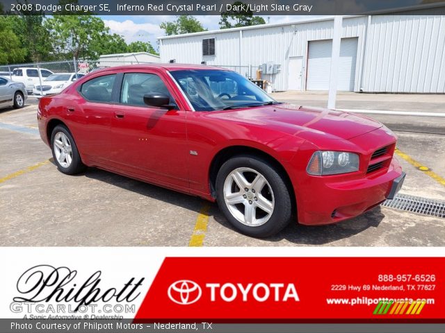 2008 Dodge Charger SE in Inferno Red Crystal Pearl