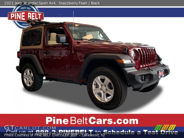 2021 Jeep Wrangler Sport 4x4 in Snazzberry Pearl