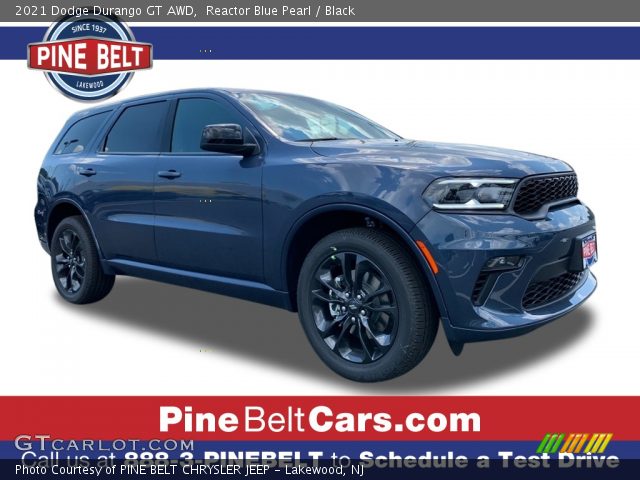 2021 Dodge Durango GT AWD in Reactor Blue Pearl