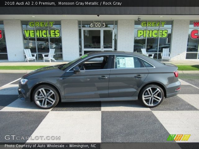 2018 Audi A3 2.0 Premium in Monsoon Gray Metallic