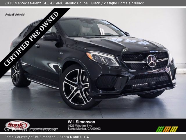 2018 Mercedes-Benz GLE 43 AMG 4Matic Coupe in Black