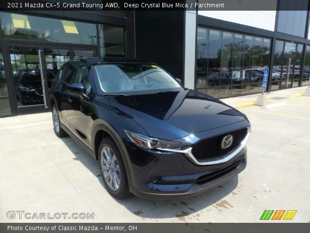 2021 Mazda CX-5 Grand Touring AWD in Deep Crystal Blue Mica