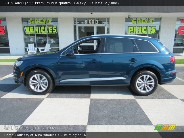 2019 Audi Q7 55 Premium Plus quattro in Galaxy Blue Metallic