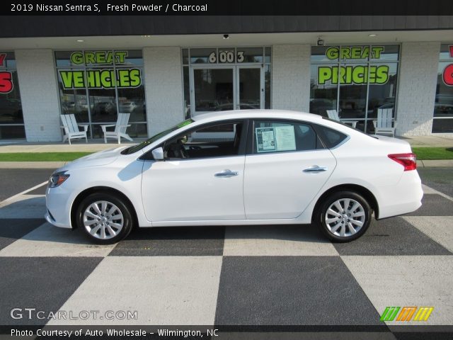 2019 Nissan Sentra S in Fresh Powder
