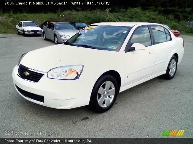 2006 Chevrolet Malibu LT V6 Sedan in White
