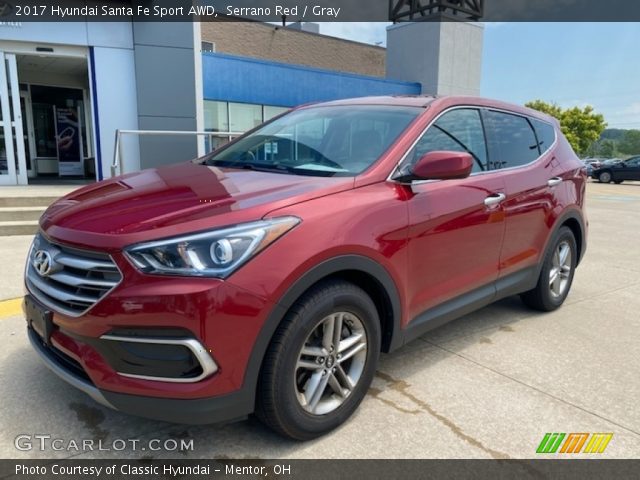 2017 Hyundai Santa Fe Sport AWD in Serrano Red