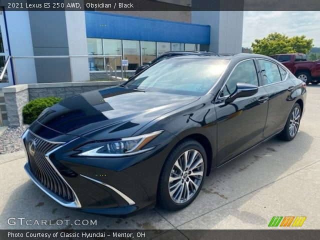 2021 Lexus ES 250 AWD in Obsidian